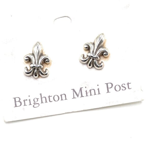 Brighton Fleur De Lis Post Earrings - 46730 - Picture 1 of 1